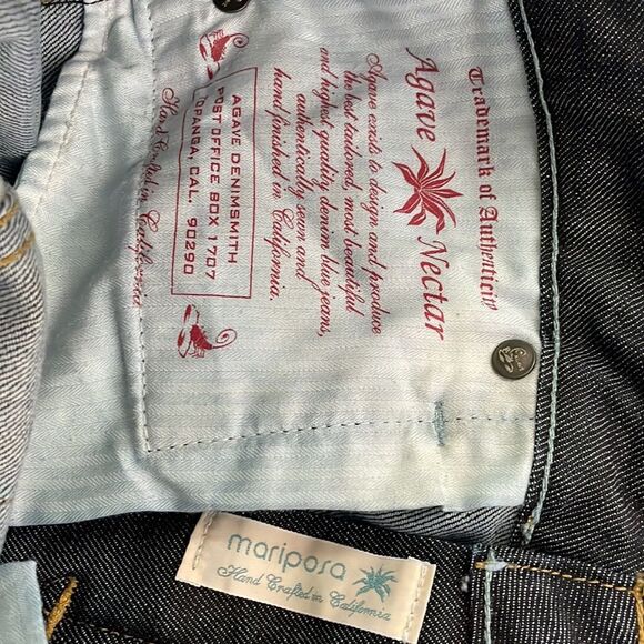 Agave Nectar Mariposa jeans size 28 Tall - Picture 7 of 7